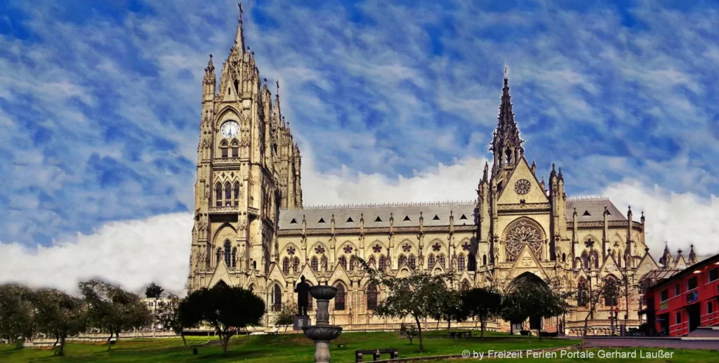 Ecuador Quito Altstadt Basilica del voto nacional