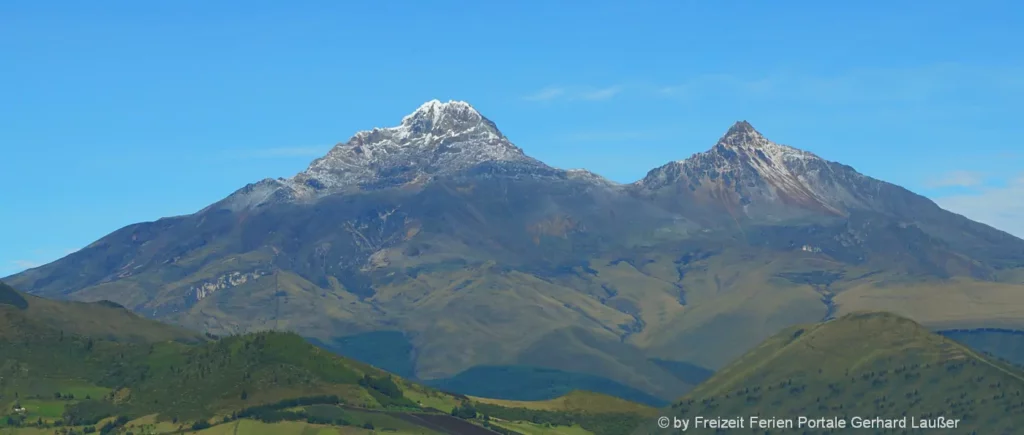 Ecuador Rundreise Highlights Anden Gebirge Attraktionen Ilinizas